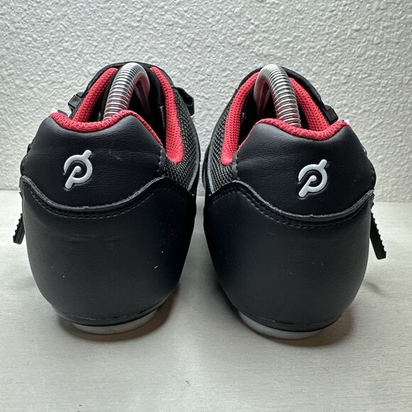 Peloton Cycling Shoes Black & Red Size 43 - Picture 4 of 7